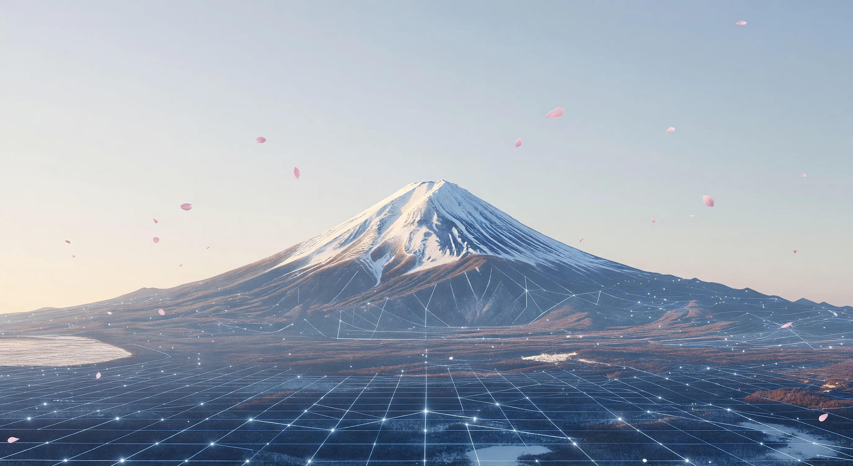 Mount Fuji Digital Grid