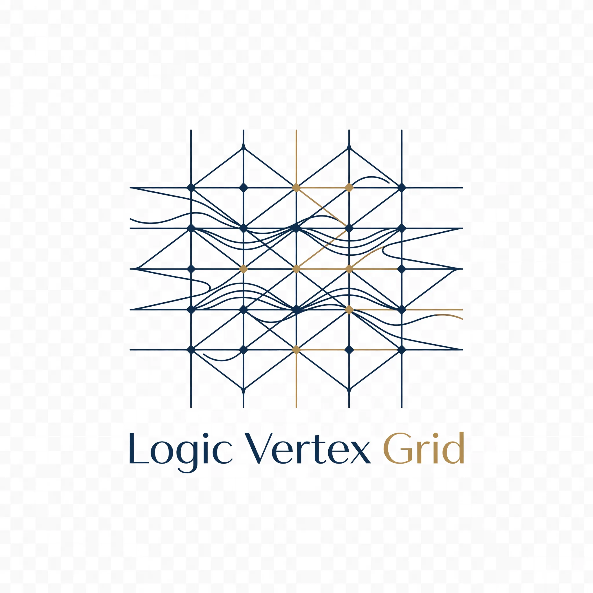 Logic Vertex Grid Logo